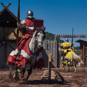 Défis de chevaliers Château de Murol